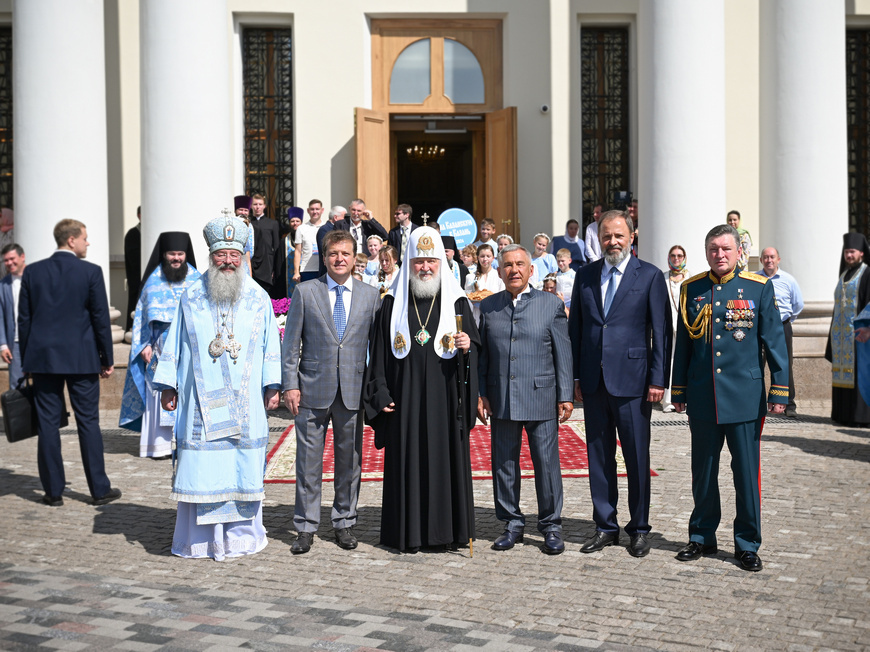 Казанда Мәскәү һәм бөтен Русь Патриархы Кирилл торгызылган Никола Тульский гыйбадәтханәсен изгеләштерү йоласын башкарды