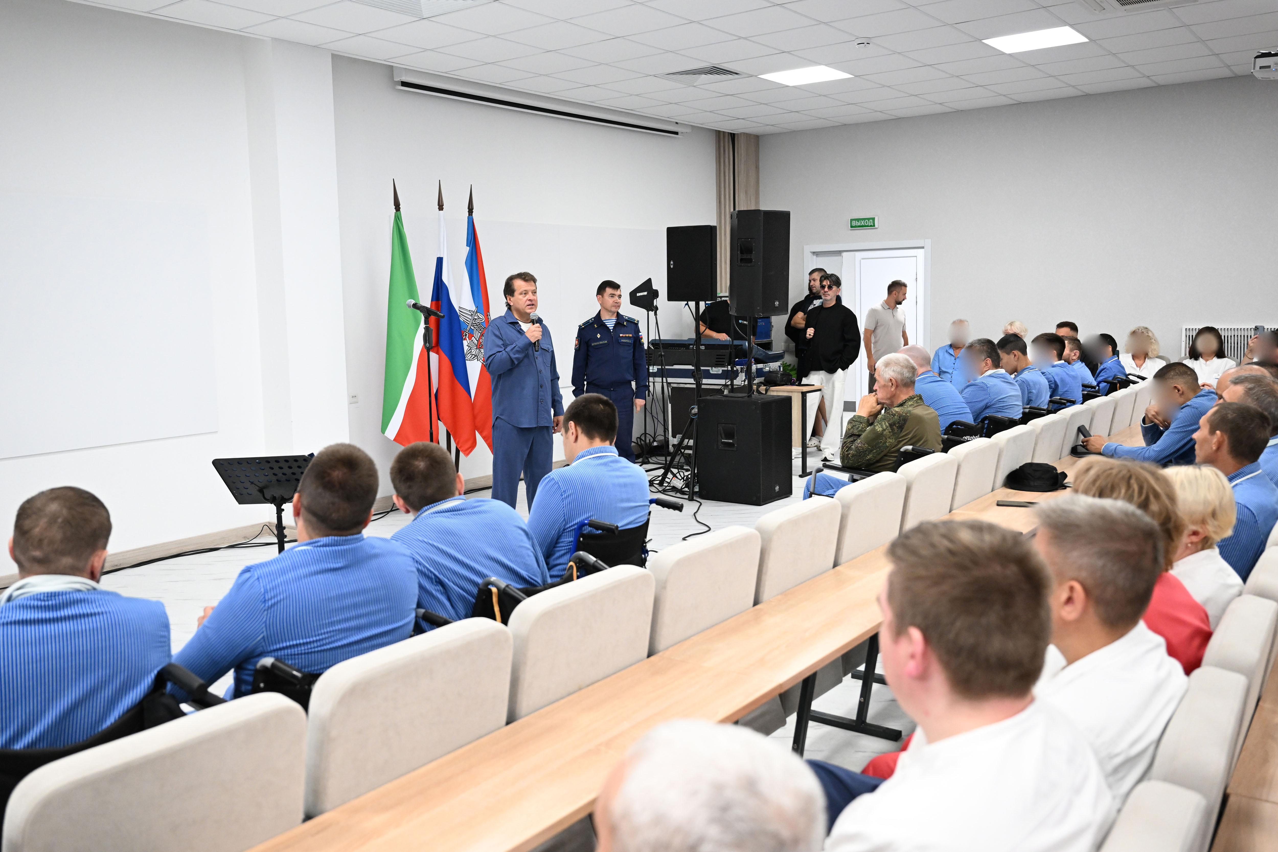 В казанском военном госпитале для участников СВО прошел благотворительный концерт Сосо Павлиашвили