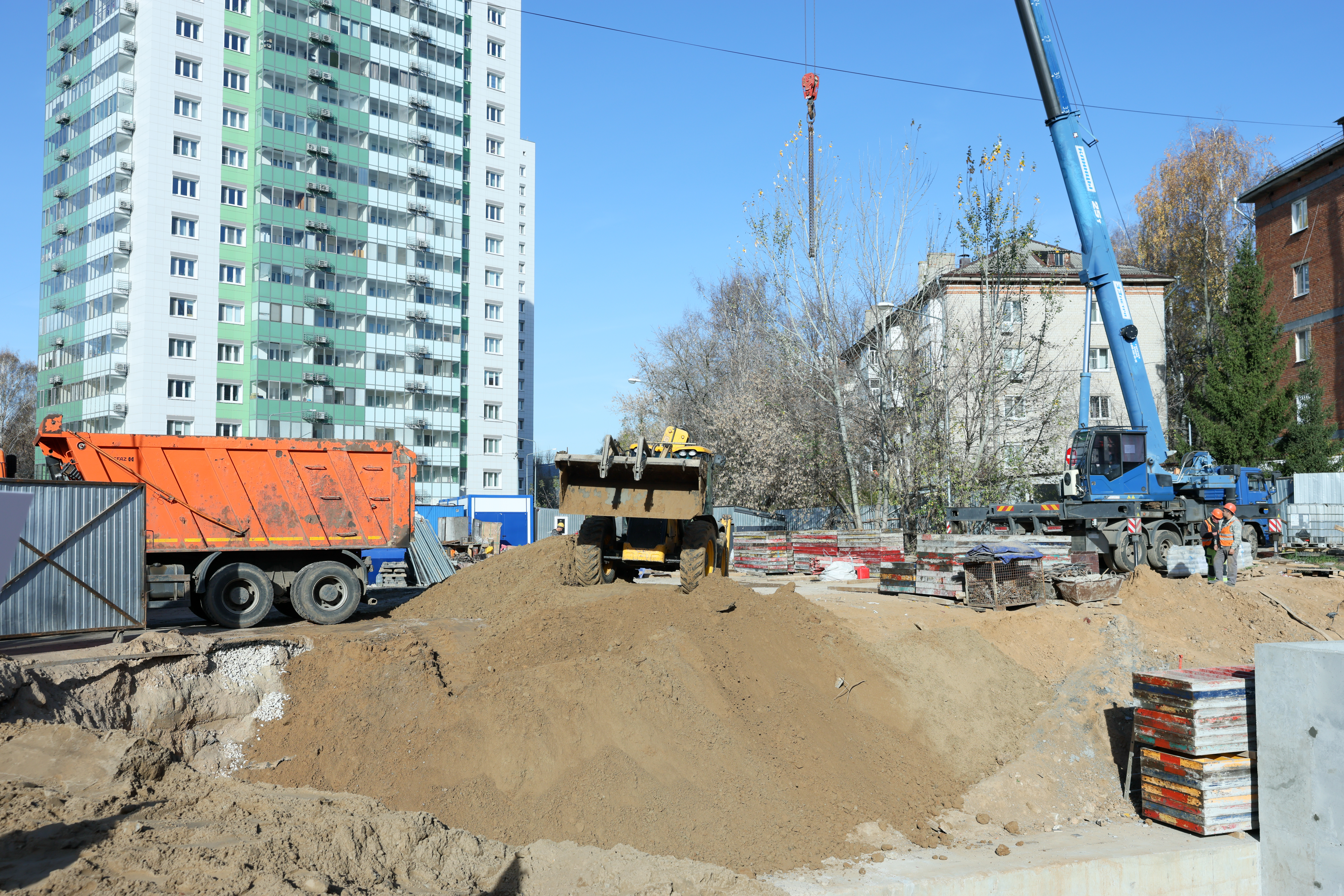 В Советском районе Казани завершается строительство самой мощной КНС для ливневых вод